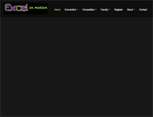 Tablet Screenshot of excelinmotion.com
